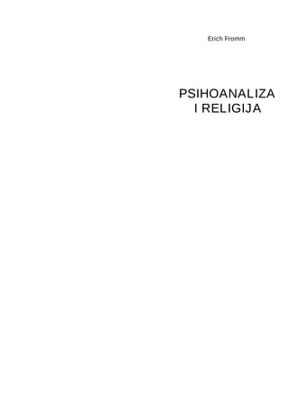 Erih From – Psihoanaliza i religija