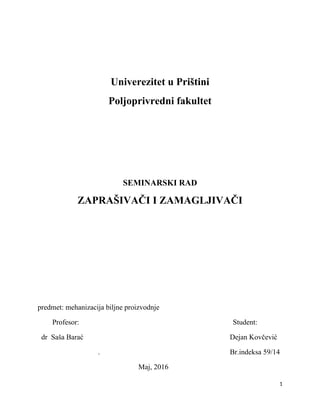 Zaprašivači i zamagljivači