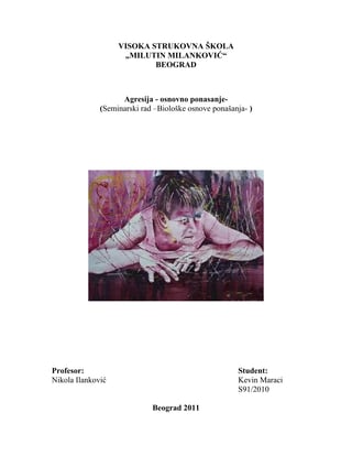 Agresija-osnovno ponašanje