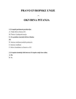 Pravo Evropske Unije