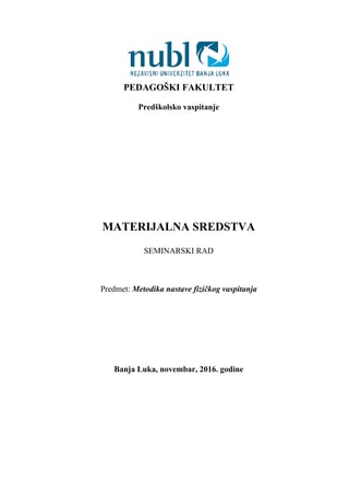 Materijalna sredstva