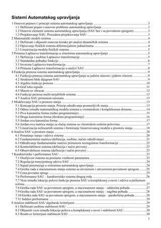 Sistemi automatskog upravljanja