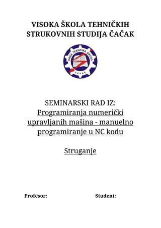 Programiranje NUM