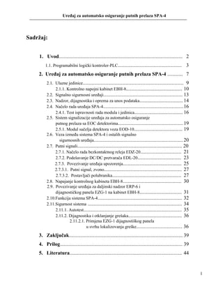 Uređaj za automatsko osiguranje putnih prelaza SPA-4