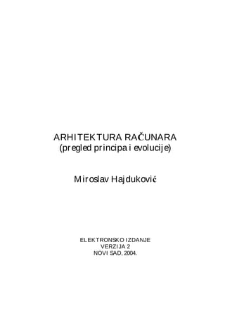 Arhitektura računara