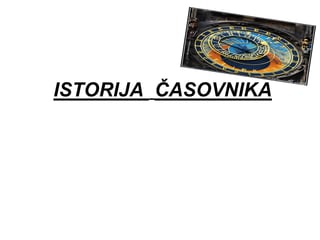 Istorija časovnika