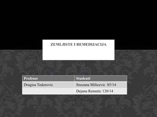 Zemljište i remedijacija