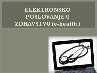 Elektronsko zdravstvo