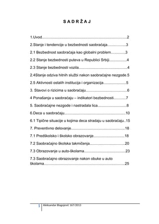 Bezbednost saobraćaja