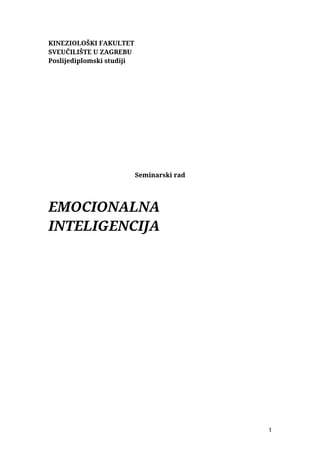 Emocionalna inteligencija