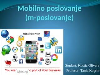 Mobilno poslovanje