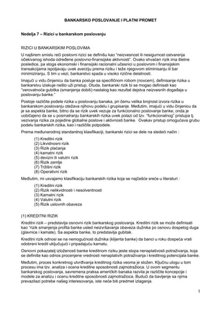 Bankarsko poslovanje i platni promet