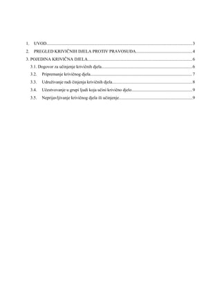 Krivična dela protiv pravosuđa