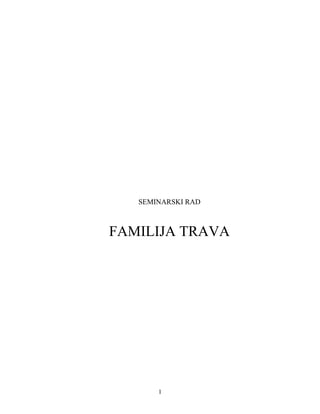 Familija trava