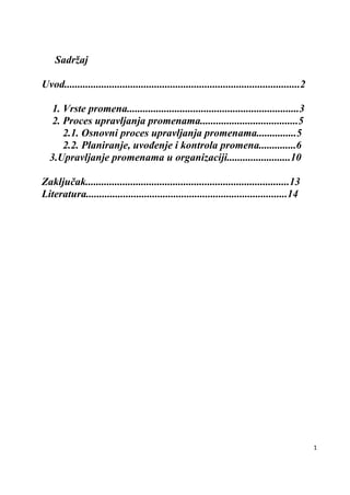 Upravljanje promenama