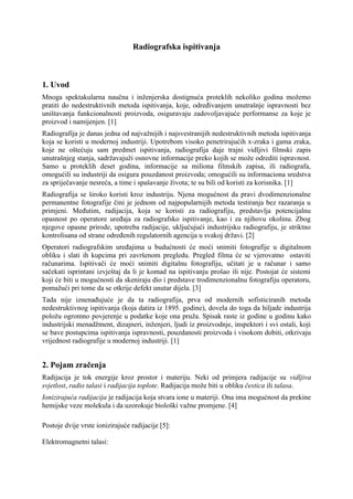 Radiografska ispitivanja