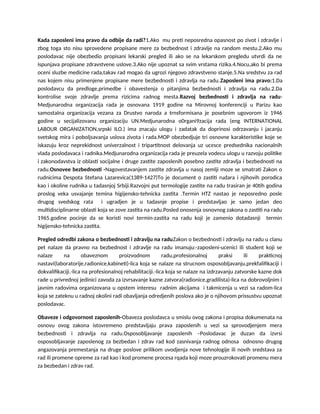 Bezbednost i zaštita na radu