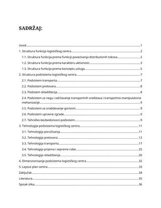 RTC2 – Logistički centar