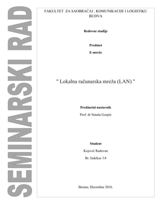 Lokalna računarska mreža (LAN)