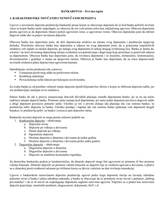 Bankarstvo-prvi deo ispita