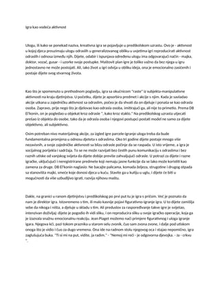 Igra kao vodeća aktivnost