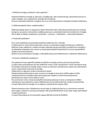 Osnove elektro -energetskih sistema