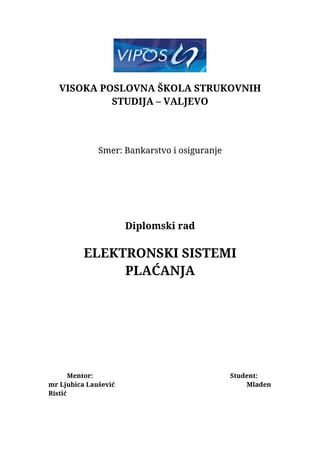 Elektronski sistemi plaćanja