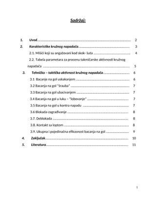 Aktivnost pivota u rukometu