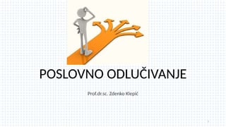 Poslovno odlučivanje