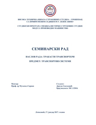 Trakasti transporteri