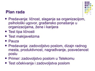 Ličnost i zadovoljstvo poslom