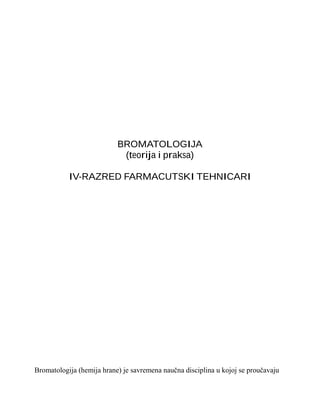 Bromatologija