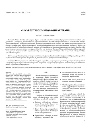 Mišićna distrofija