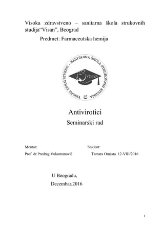 Antivirotici