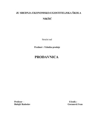 Prodavnica