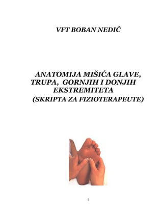 Anatomija mišića glave, trupa, gornjih i donjih ekstremiteta (Skripta za fizioterapeute)