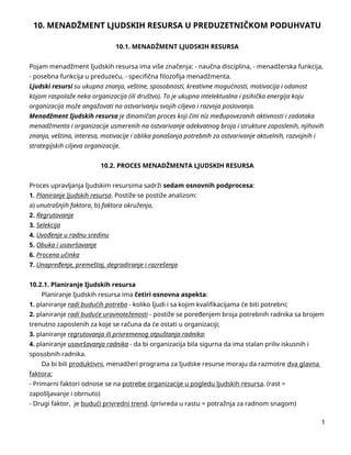 Menadžment ljudskih resursa u preduzetničkom poduhvatu