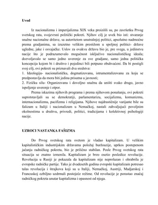 Fašizam u Italiji i Nemačkoj: komparativna analiza