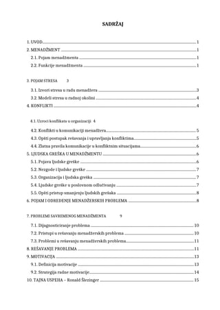 Menadžerski problemi