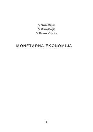 Monetarna ekonomija