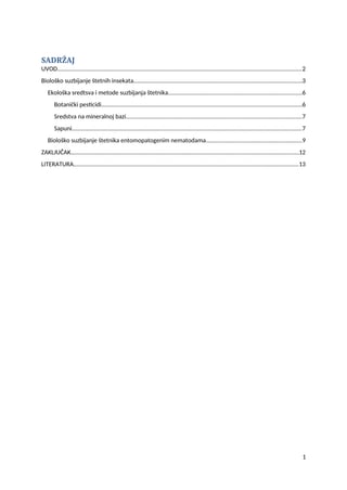 Biološko suzbijanje insekata