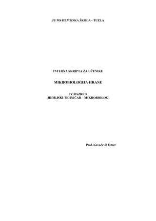 Mikrobiologija hrane