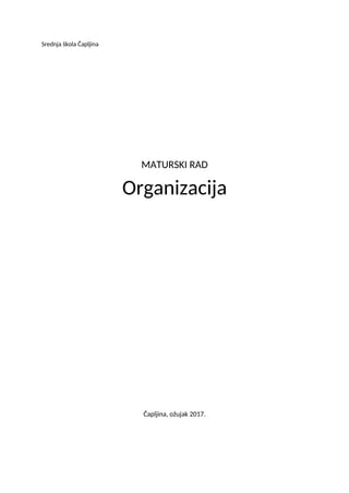 Organizacija