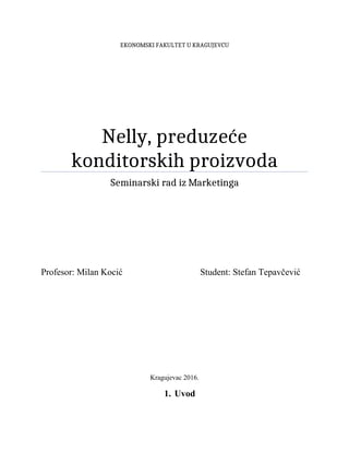 Nelly-preduzeće konditorskih proizvoda