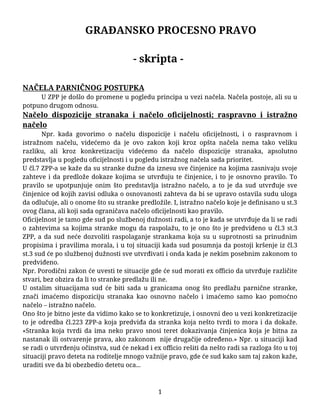 Gradjansko procesno pravo