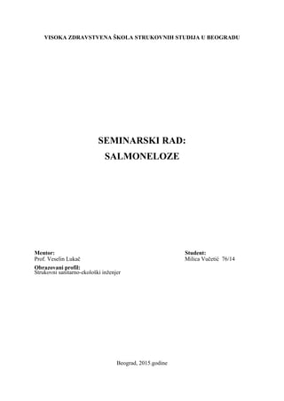 Salmoneloze