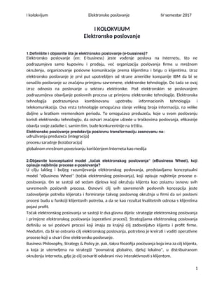 Elektronsko poslovanje