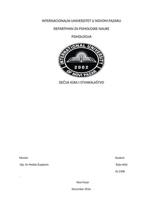 Dečije stvaralaštvo