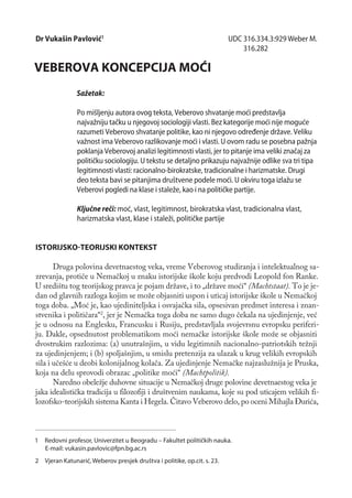 Veberova koncepcija moći