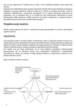 Projektovanje matrice